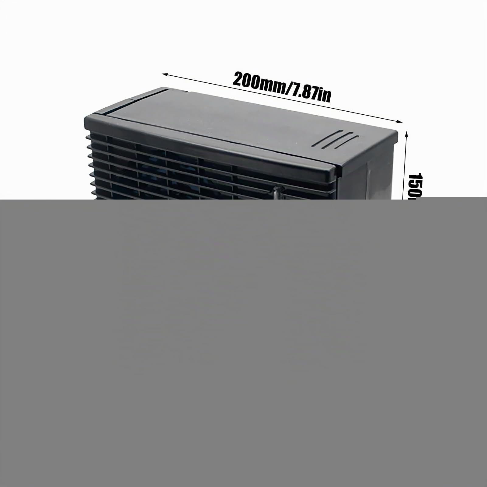 Aire Acondicionado Portátil Vehículo | Acondicionador De Aire Vehículos | Dispositivo De Refrigeración Adhesivo 12V Con Tanque De Agua Camping Interior Y Viaje Por Carretera