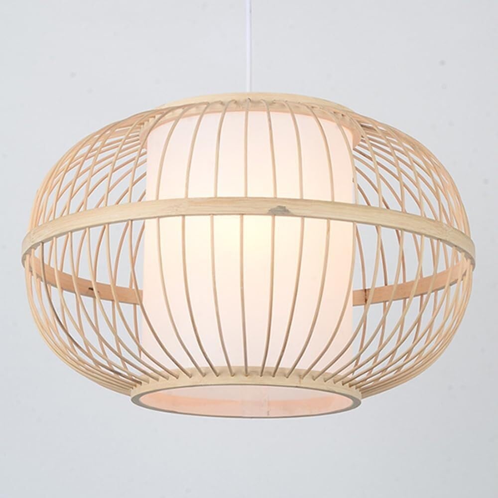 TONFON Restaurant Lighting Chandelier Zen Japanese Bamboo Hanging Lamp