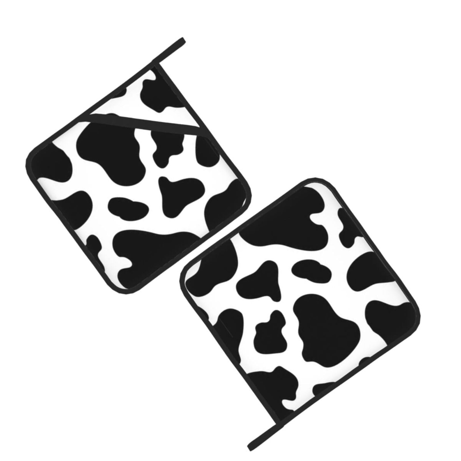 Cow spot Printed Oven Pot Holders Set of 2 Pcs Heat Resistant Kitchen Microwave Potholders for Cooking Baking Grilling