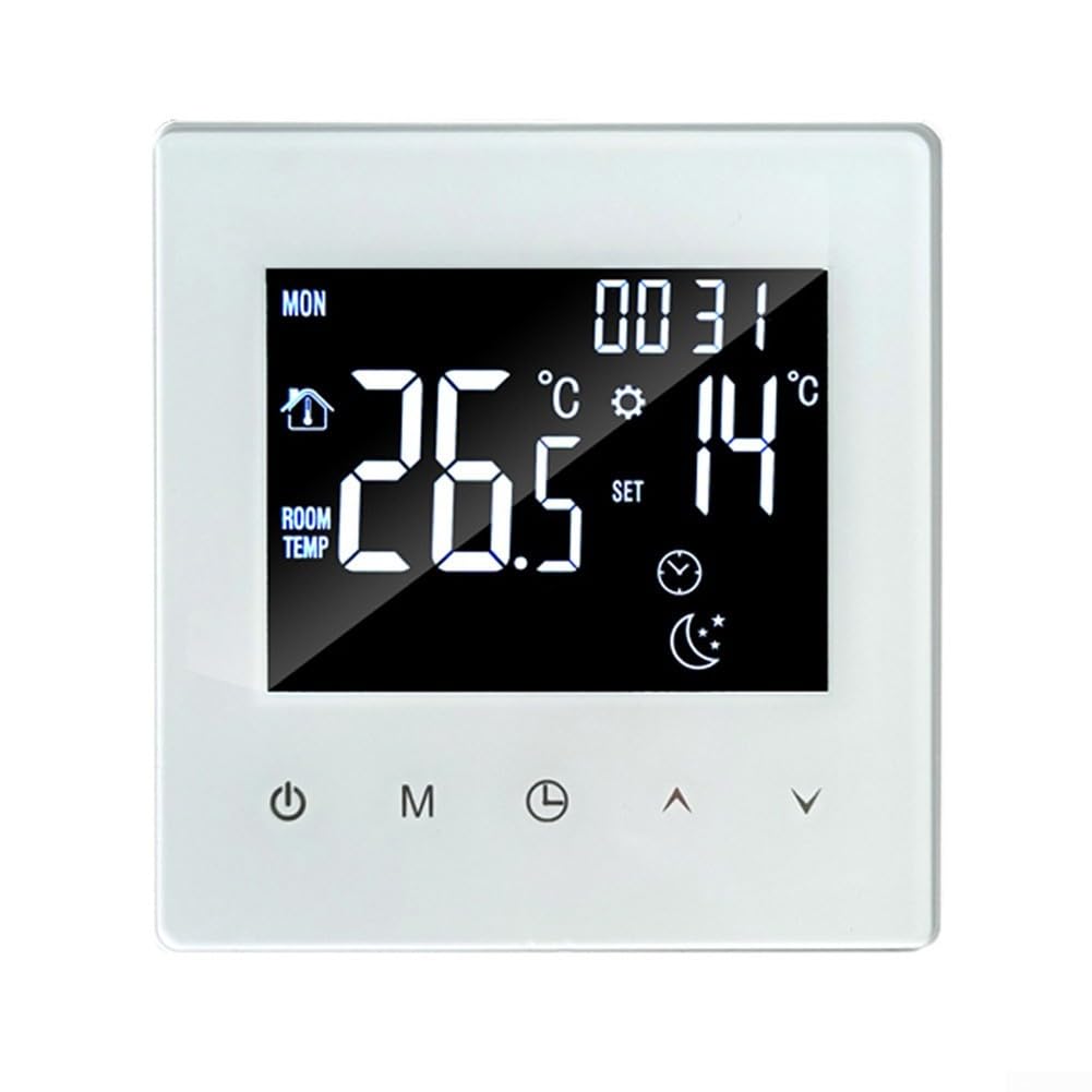 Thermostat Wi-Fi 5000W grand écran avec plage de température 5-90°C