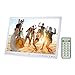 Produktbild Andoer 15 zoll TFT LED Digitaler Bilderrahmen mit MP4/MP3/e-book/Uhr/Kalender/High-Definition 1280x800 Pixel-Display mit Touch-Taste/Infrarot-Fernbedienung/Unterstüzt 14 Sprachen mit Halter