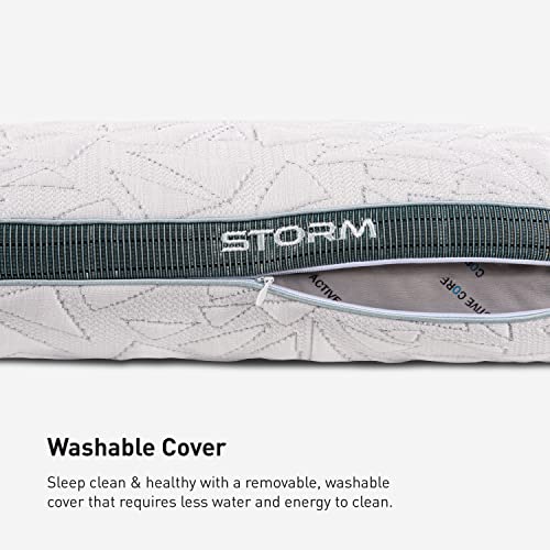 Bedgear Storm Performance Travel Pillow – Travel Size – Cooling Neck Travel Pillow With Hypoallergenic, Washable, Removable Cover #TOP3