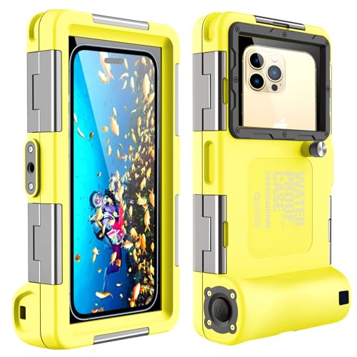 Shellbox Pochette Étanche Smartphone IPX8 Pochette Téléphone Étanche,Housse Étanche Smartphone Compatible for iPhone 17e 17 Pro 17 Air 17 Pro Max 16 15 14...