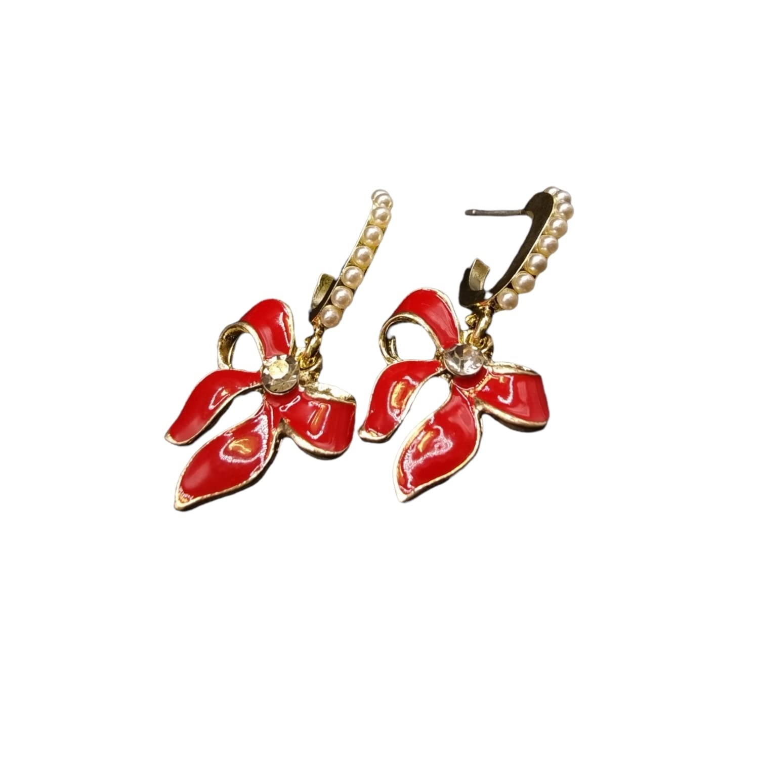 See full amazon price history chart for Upscale Ladies Beautiful Bow Shaped Drop Earrings, Small Imitation Pearl Luxury Earrings, Fashion Jewellery, Gold Plated, Gift for Women and Girls with Gift box - Red Upscale Ladies Beautiful Bow Shaped Drop Earrings, Small Imitation Pearl Luxury Earrings, Fashion Jewellery, Gold Plated, Gift for Women and Girls with Gift box - Red (B0BBVRYKJQ) Amazon Price History, Amazon Price Tracker