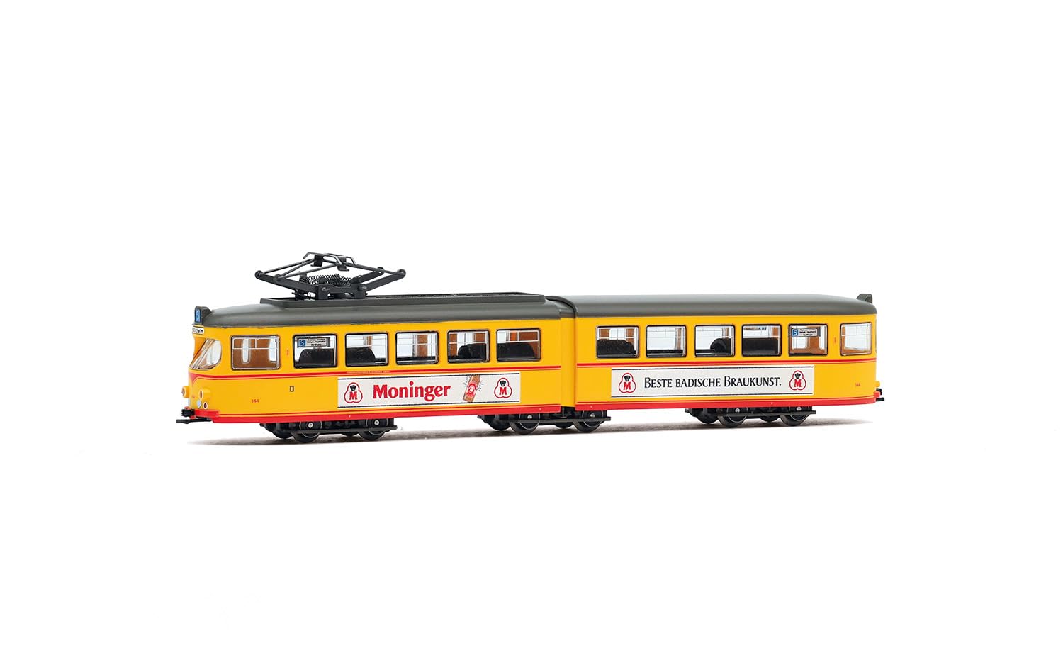 ARNOLD HN2615 Tram Duewag GT6, due luci anteriori VBK Karlsruhe – Moninger-Bier, ep. IV, Locomotiva elettrica ferroviaria, per età A14+