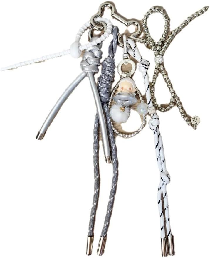 Cute Purse Charms for Handbags, Trendy Coquette Y2K Accessories Keychains Fashion Cutecore Kawaii Bag Charm Key Fob