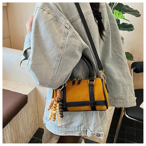 Slouchy Suede Hobo Bags Women Crescent Bowling Crossbody Purses Underarm Shoulder Travel Bag Satchels Tote Handbag 20252