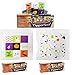Set of 75 Halloween Zipper Seal Sandwich Bags - Assorted Halloween Fun Designs - Great for Treats