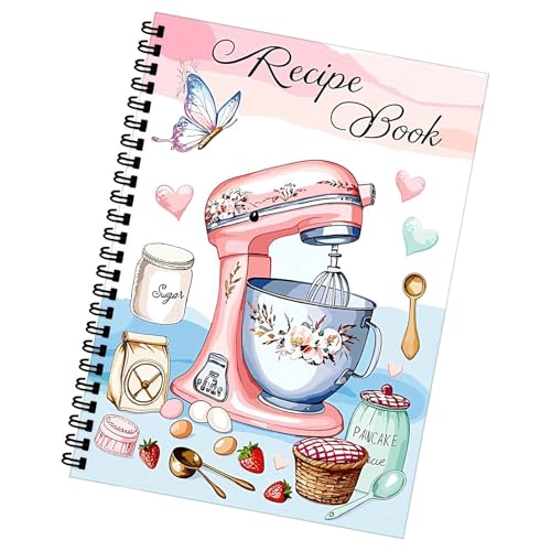 ETUCYNG - Cuaderno de recetas (200 páginas, organización culinaria con toma de notas manual para principiantes, idea de regalo para viajar, color blanco