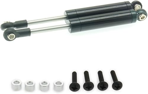 Miniatura 2 de Paquete de 4 amortiguadores de amortiguadores internos de 4.016 in para camión oruga 110 HSP HPI AXIAL Tamiya LOSI RC piezas mejoradas de metal para