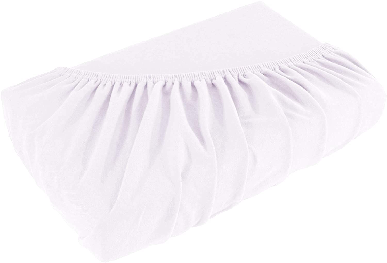Spannbettlaken 3-teiliges Spannbettlaken-Set für Wohnmobile/-Wagen, mit elastischem Gummizug und großem Mittelstück 70x190-85x210 + 60x120cm (weiß)