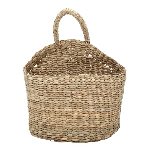 Alomejor Panier tissé Suspendu en Rotin, 2 Pièces, Rangement Durable pour L'organisation de la Maison dans N'importe Quelle Pièce