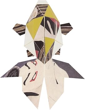 Paper Craft KAKUKAKU Ukiyo-e Goldfish, Saioraku Toshu 3rd Generation, Kiji Otani Edo Bee Interior/Made in Japan