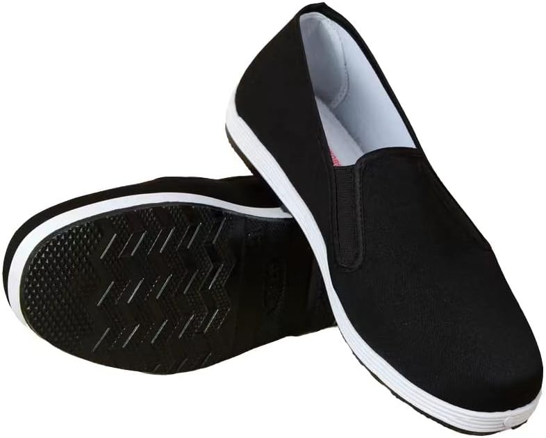 Chinese Traditional Martial Arts Shoes - Black Rubber Soles