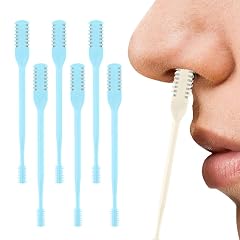 2-in-1 Nasal Hair Cutter Nose Hair Trimmer for Men Women 360 Rotating Portable Manual Nose Hair Remover Tool