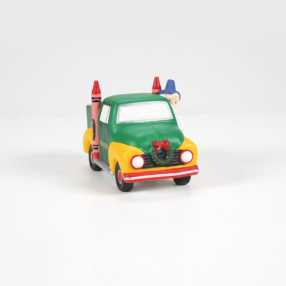 Department 56 North Pole Village Crayola Delivery Service Figurine