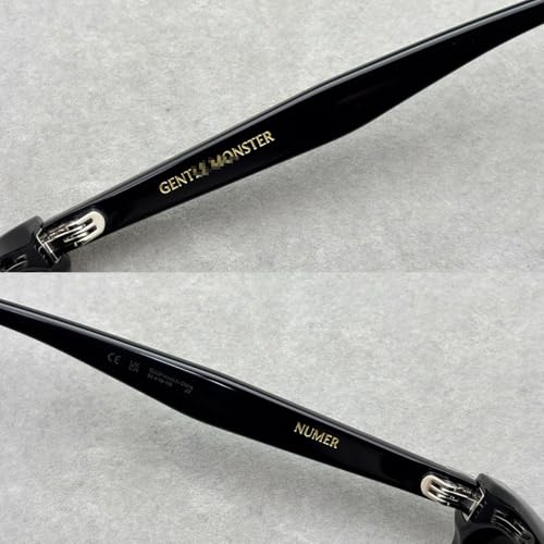 2025 Gentle Collection Black Sheet Material Frame For Numer GM Avant-garde Square Sunglasses UV Protection Sunglasses (black)2
