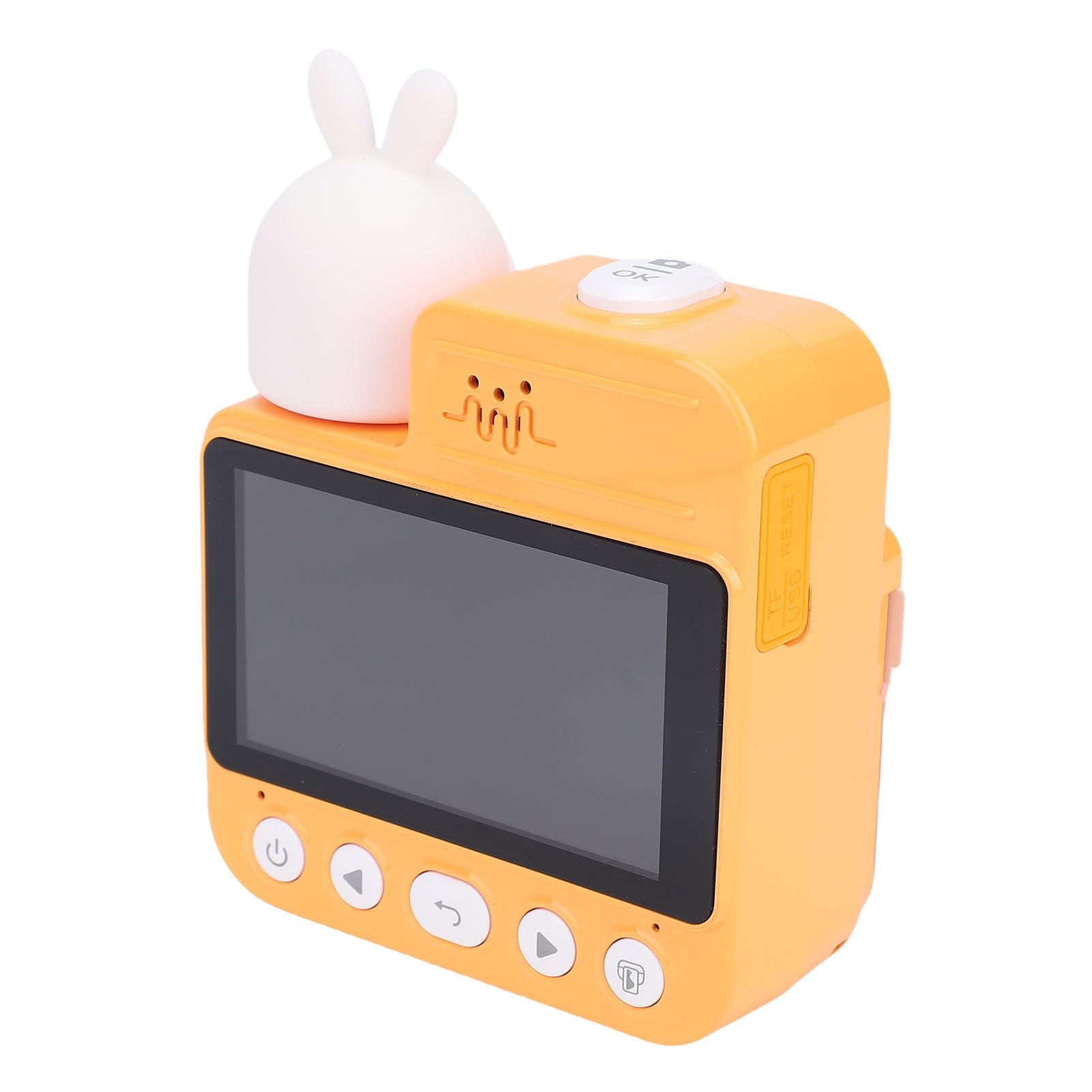 CHICIRIS Sofortbildkamera, 3-Zoll-Farbbildschirm, 32 MP, 1080P HD-Digitalkamera mit 3 Rollen Druckpapier für Geschenke (Yellow)