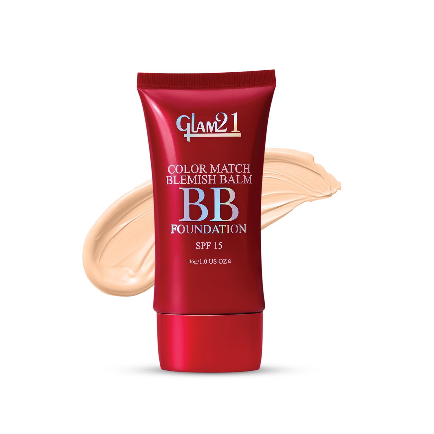 Glam21 Color Match BB Foundation SPF15 I Dual Purpose of Foundation & Sunscreen Blemish-free Glow | Non-cakey Daily Use | Non-greasy & Lightweight | Long-lasting Radiant Makeover| 30gm - 03 Light Medium-image-7