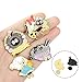 Cute Enamel Pins for Backpacks, Kawaii Anime Soot Sprites Cat Cartoon Pins for Kids, Lapel Pin Set Badges for DIY Clothing Bags Jackets Jewelry Accessory Decoration Gift (4 Pieces Cat & Girls)