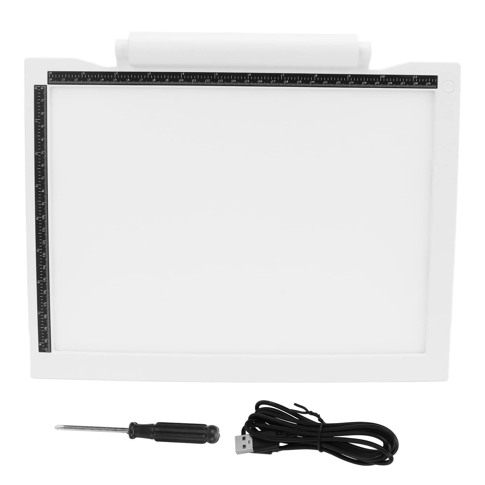LED Light Pad, A4 LED Copy Board Light Tracing Box, Luminosità Regolabile Tavolo da Disegno USB Alimentato a Batteria LED Trace Light Pad per Tattoo Drawing, Diamond Painting, Streaming, Sketching