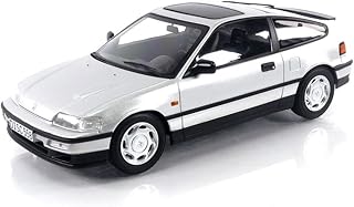 Norev 1990 CRX Silver Metallic with Sunroof 1/18 Diecast Model Car 188011