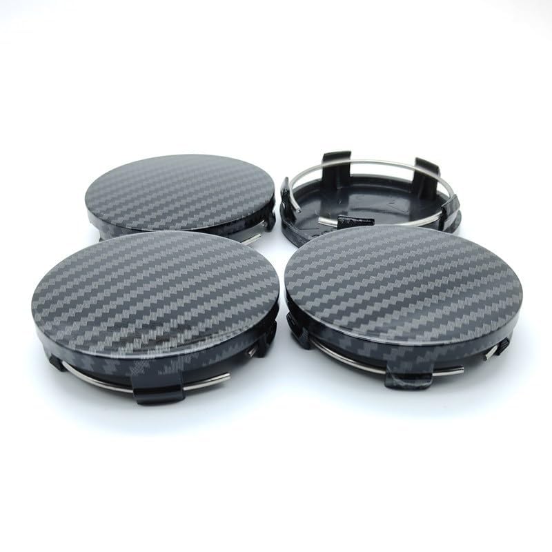 DesertBoy 4 stuks naafdoppen, velgdoppen, wielnaafdoppen, OD 56 mm ID 53 mm, velgdoppen, wielnaafdop, naafafdekking, naafdoppen, universele ABS- naafdoppen, voor auto-accessoires