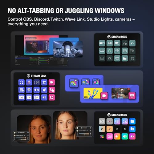image for Elgato Stream Deck MK.2 – Studio Controller, 15 macro keys, trigger 