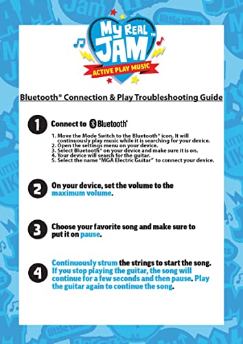 Little Tikes My Real Jam Electric Guitar - Speelgoed Gitaar met band & tas - vier speelmodi, volume knop, Bluetooth… - Image 8