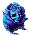 stickerdealer_chupacabra Rose Skull Aufkleber Sticker Schädel Totenkopf Blumen ca. 12x10 cm