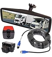 MAXWIN(マックスウィン) ドライブレコーダー ミラー型 2カメラ 前後同時録画 キャンピングカー トラック 24V車 大型車 デジタルルームミラー 8.88インチ 4ピンケーブル バック連...