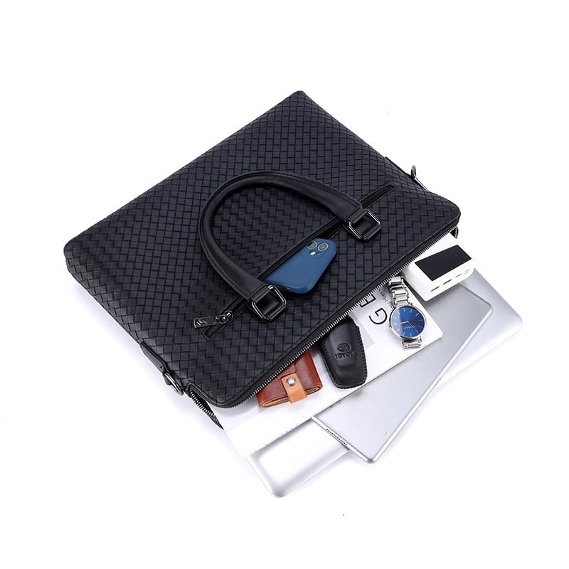 Regalo para hombres y mujeres bolso para portátil versátil con bandolera 5