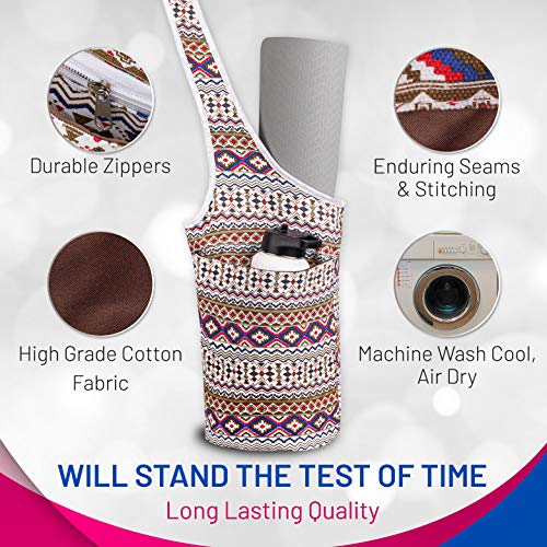 image for Nyanja Yoga Mat Bag Carrier | Yoga Bag for Women and Men | Yoga Mat Ca