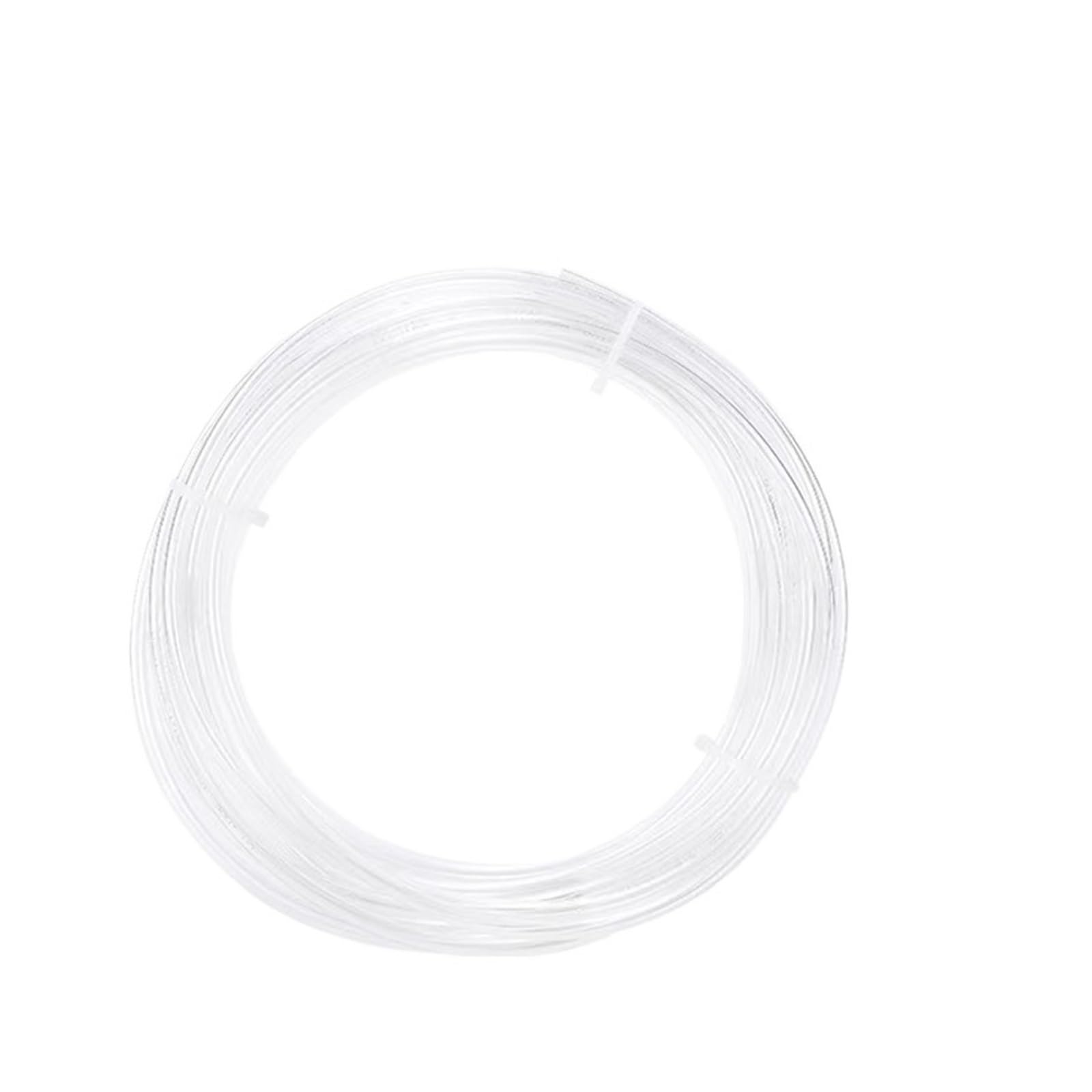 Manguera de poliuretano for componentes aire (10/20 metros, 4 mm, 6, 8, 10 y 12 mm) for compresores neumáticos(Transparent 10m,12x8mm)