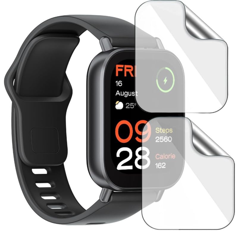Image of 2-Pack | Screen Protector Guard for Redmi Watch 5 Active | 2.0 inch | Smartwatch - Flexible & Ultrathin TPU Film, 9H Scratch Resistant, Bubble Free - Not Tempered Glass