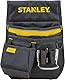 Stanley Gürteltasche Werkzeuggürtel (24x6x15.5cm, 600 Denier Nylon, mit 2 Nageltaschen, 1 Hammerhalter und 1 Bandmaßtasche, leicht zugängliche Fächer)