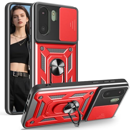 Ysnzaq OnePlus 15R �P�[�X ���C�L�b�N�X�^���h�t�� ���ϋv �~���^���[�O���[�h �ϏՌ��ی�P�[�X �X���C�h�J���������Y�v���e�N�^�[�t�� OnePlus 15R 5G SJ�p ���b�h