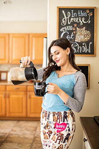 Collections Etc I Ruff You All-Over Dog Graphics Lounge Pants3