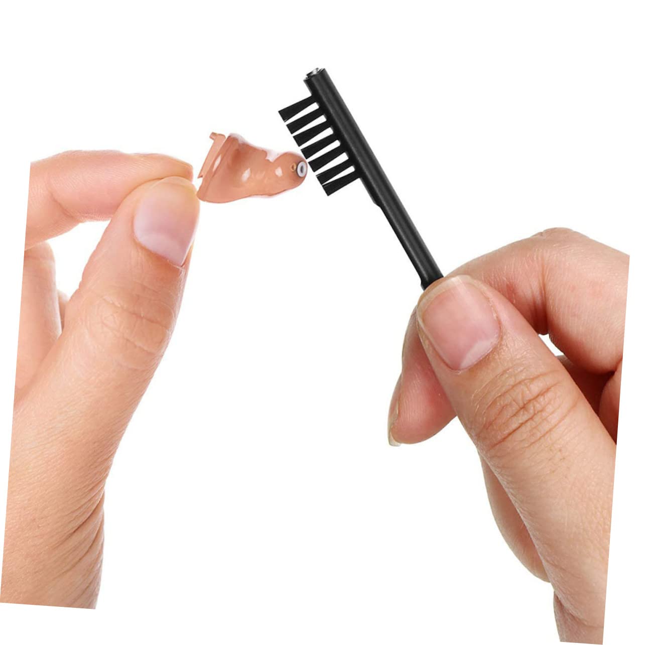 Mobestech 14pcs Earwax Remover for Hearing Aids Cleaning Brush Set Hearing Aid Accessories Ear Bud Cleaning Kit