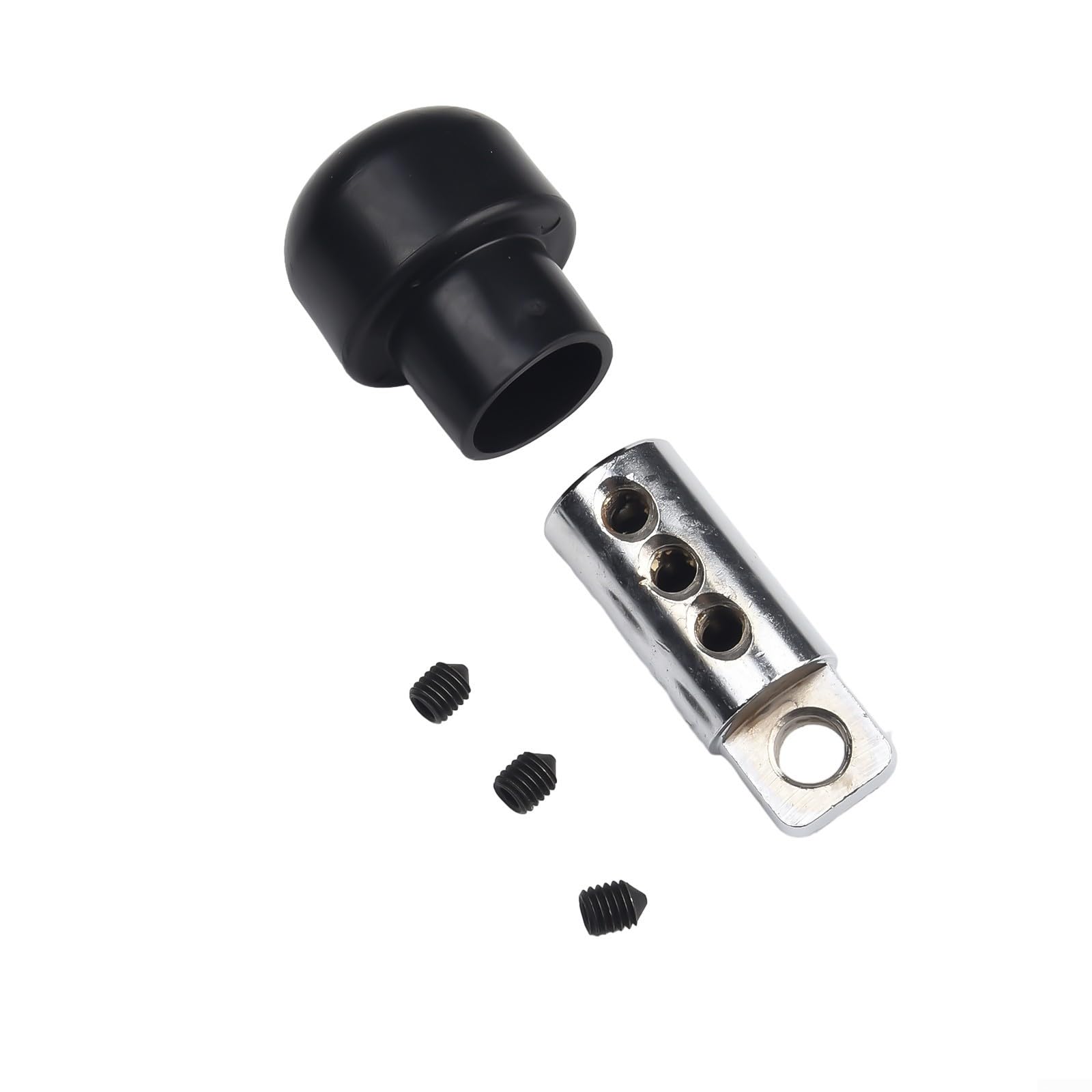 Fermacavi per attrezzature da fitness con sfera in gomma e terminale in acciaio per cavi da palestra da 5-6 mm, set di prese esagonali, connessione sicura a vite, accessorio di protezione per cavi (6