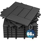 pezzi di mattonelle PER INTERNO ED ESTERNO: le piastrelle da giardino sono resistenti alle intemperie, molto robuste e particolarmente facili da pulire. Sono adatte sia per l'uso all'aperto sia all´interno. Le mattonelle ad incastro possono essere installate su balconi, verande, terrazze o passerelle.