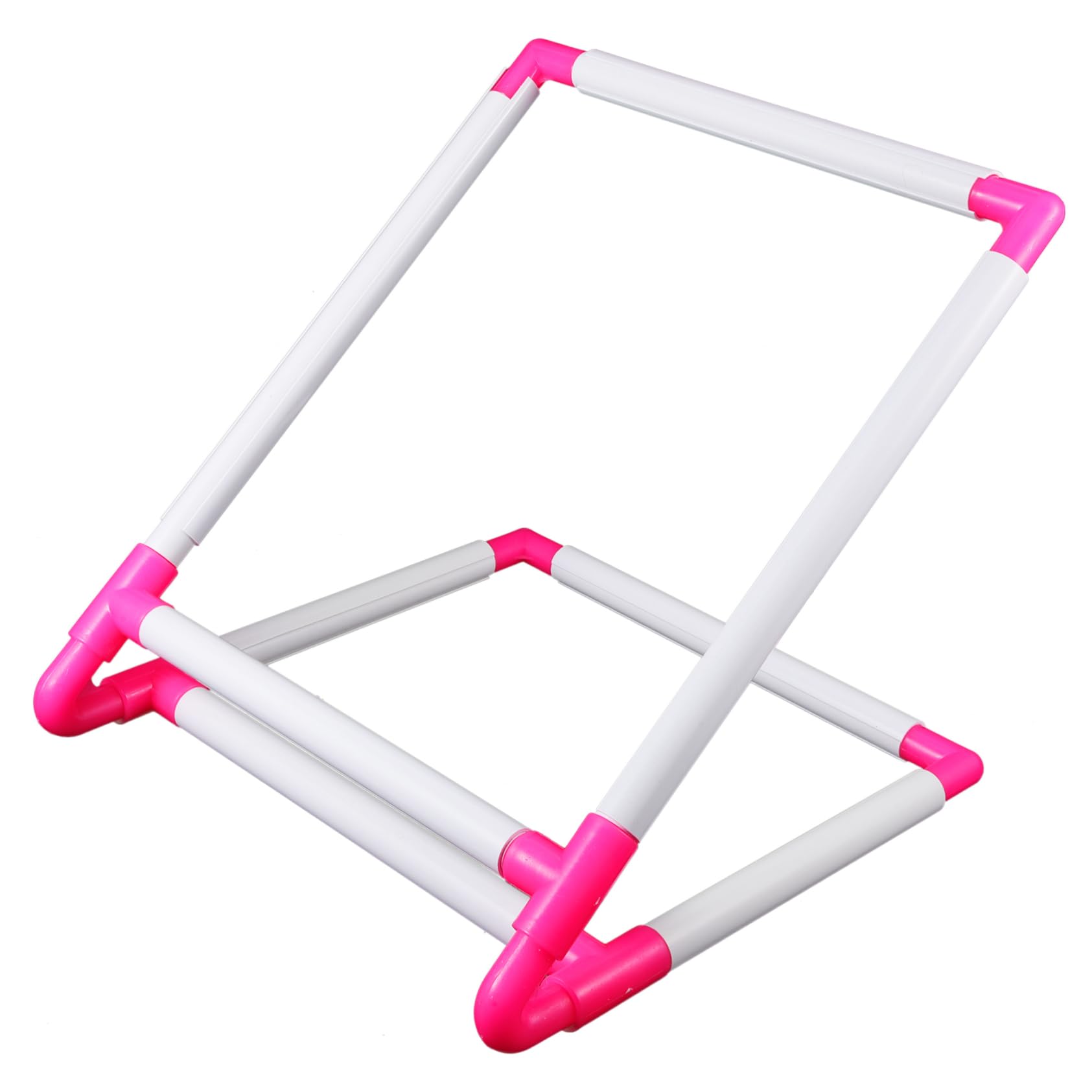 SHINEOFI Bastidor de Bordado Ajustable Fácil de Usar y Almacenar de Plástico para Punto de Cruz Adecuado para Manualidades de Bricolaje y Marcos de Fotos