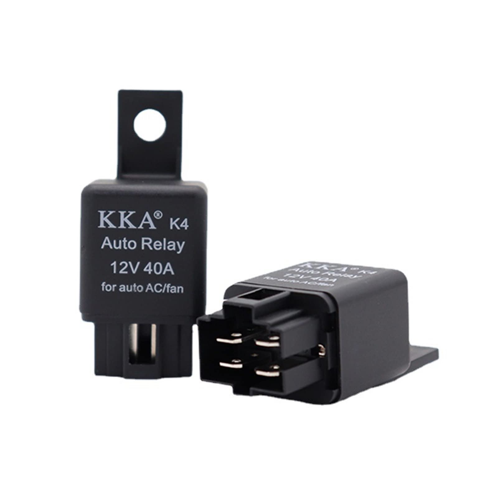 10 Uds relé de Coche Impermeable relé automotriz 40A 12V/24V Terminal de Cobre relé automático for Piezas de reparación de Aire Acondicionado (Size : 24V)