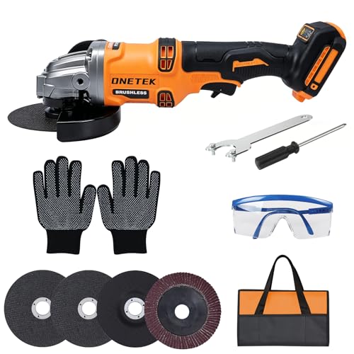 Image of Onetek Cordless Angle Grinder 4-1/2