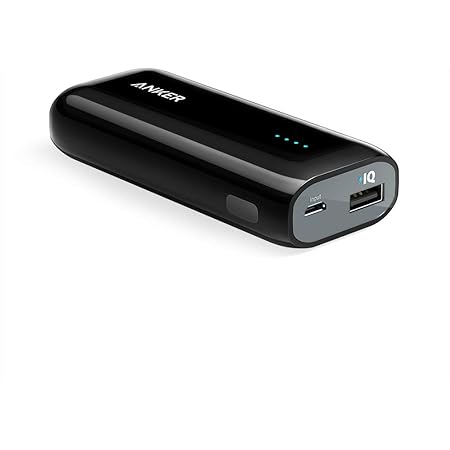 [Upgraded to 6700mAh] Anker Astro E1 Candy-Bar Sized Ultra Compact Portable Charger, External Battery Power Bank, with High-Speed Charging PowerIQ Technology