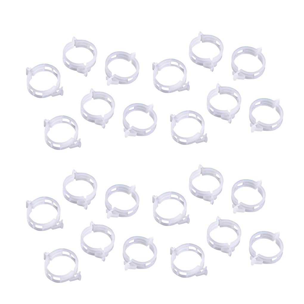 50 Pieces Plant Vine Tomato Stem Clips Supports Connect to Plants Vines Trellis Twine Cages