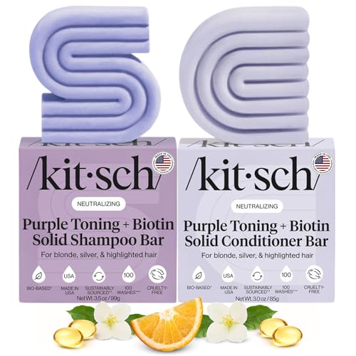 Kitsch Toning Purple Shampoo & Conditioner Bar Set