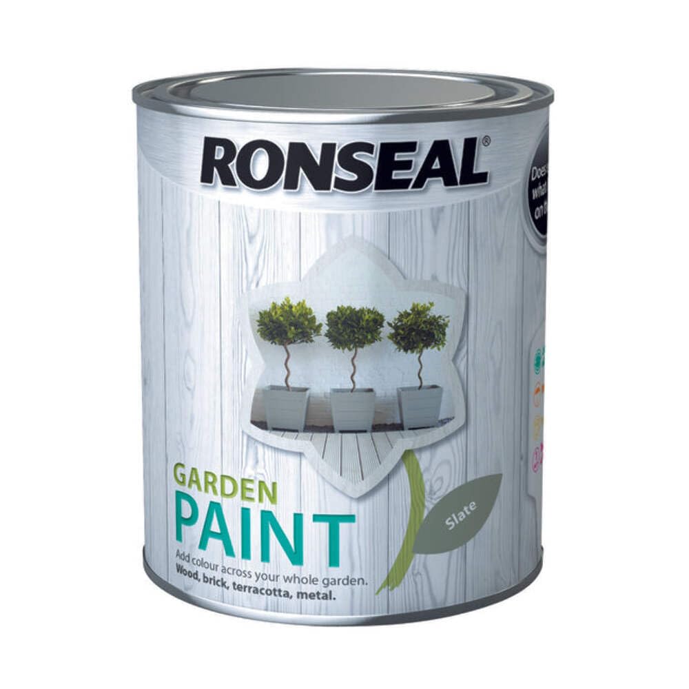 Ronseal Grey General Purpose Garden Paint Slate 750Ml