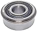 Peer Bearing 6005-ZZD-NR 6000 Series Radial Bearing, 25 mm ID, 47 mm OD, 12 mm Width, Double Shield with Snap Ring