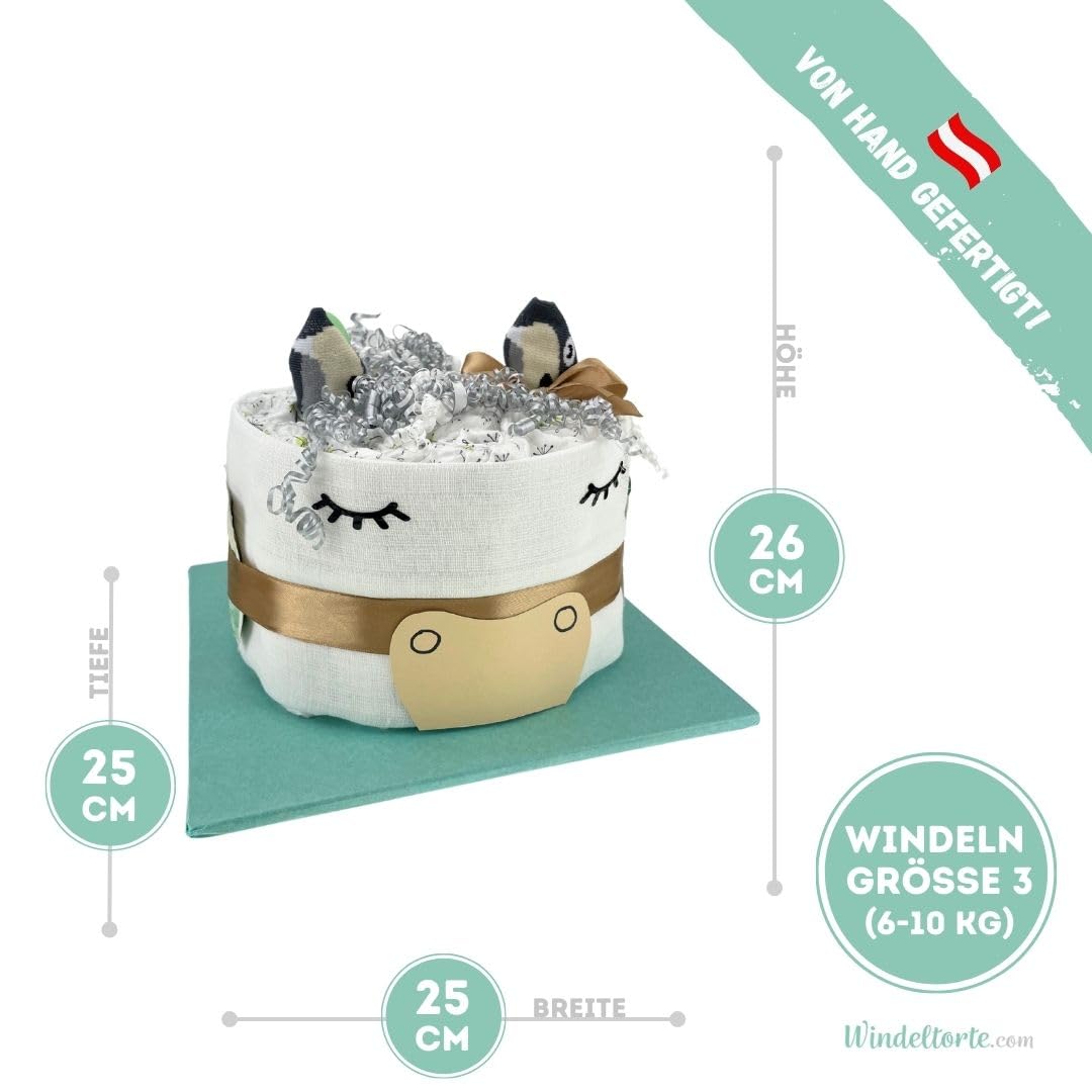 Pferd [Reitsportfreunde & Hobby] für Jungen und Mädchen - Reitsport Freunde - Geschenk Baby - Windelgeschenk - Babyparty - Pullerparty - Jetzt Torte kaufen…